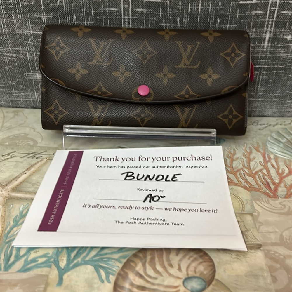 Louis Vuitton Monogram Emilie Wallet CA4126